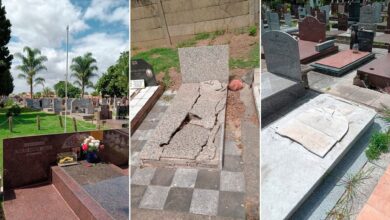 Photo of Profanaron las tumbas de Carlos Menem y de su hijo en el Cementerio Islámico de La Tablada