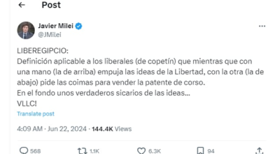 Photo of “Liberegipcio”: Milei explicó el término que usó para criticar a algunos liberales durante su discurso en Madrid