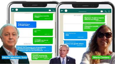Photo of Los explosivos chats entre la secretaria de Alberto Fernández y su marido broker por el escándalo de los seguros