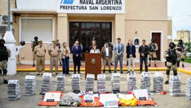 Photo of Bullrich tras el hallazgo de cocaína en San Lorenzo: «Queremos saber qué organización criminal hay detrás de este cargamento»