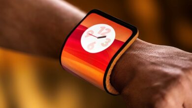 Photo of Híbrido: : así es el celular que se enrolla en la muñeca